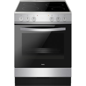 Amica AFC601SS 60cm Single Cavity Ceramic Hob - Stainless Steel