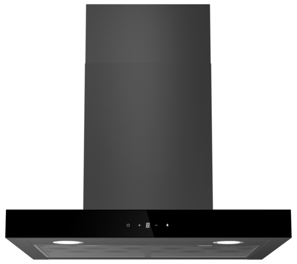 Cata UBSBOX60BK 60cm T-Bar Chimney Hood - Black