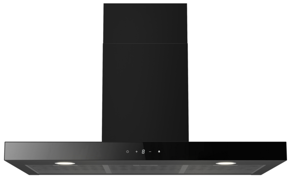 Cata UBSBOX90BK 90cm T-Bar Chimney Hood - Black