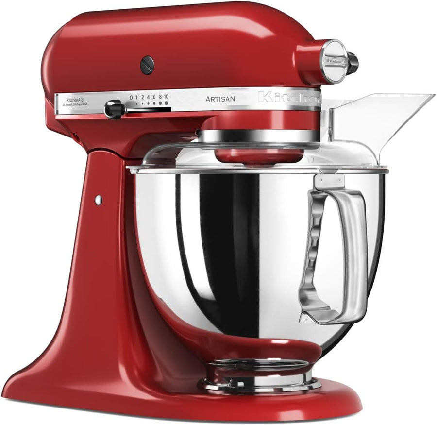 KitchenAid 5KSM175PSBER Artisan 4.8L Stand Mixer - Empire Red [Attachment Cover Missing][Display Model]