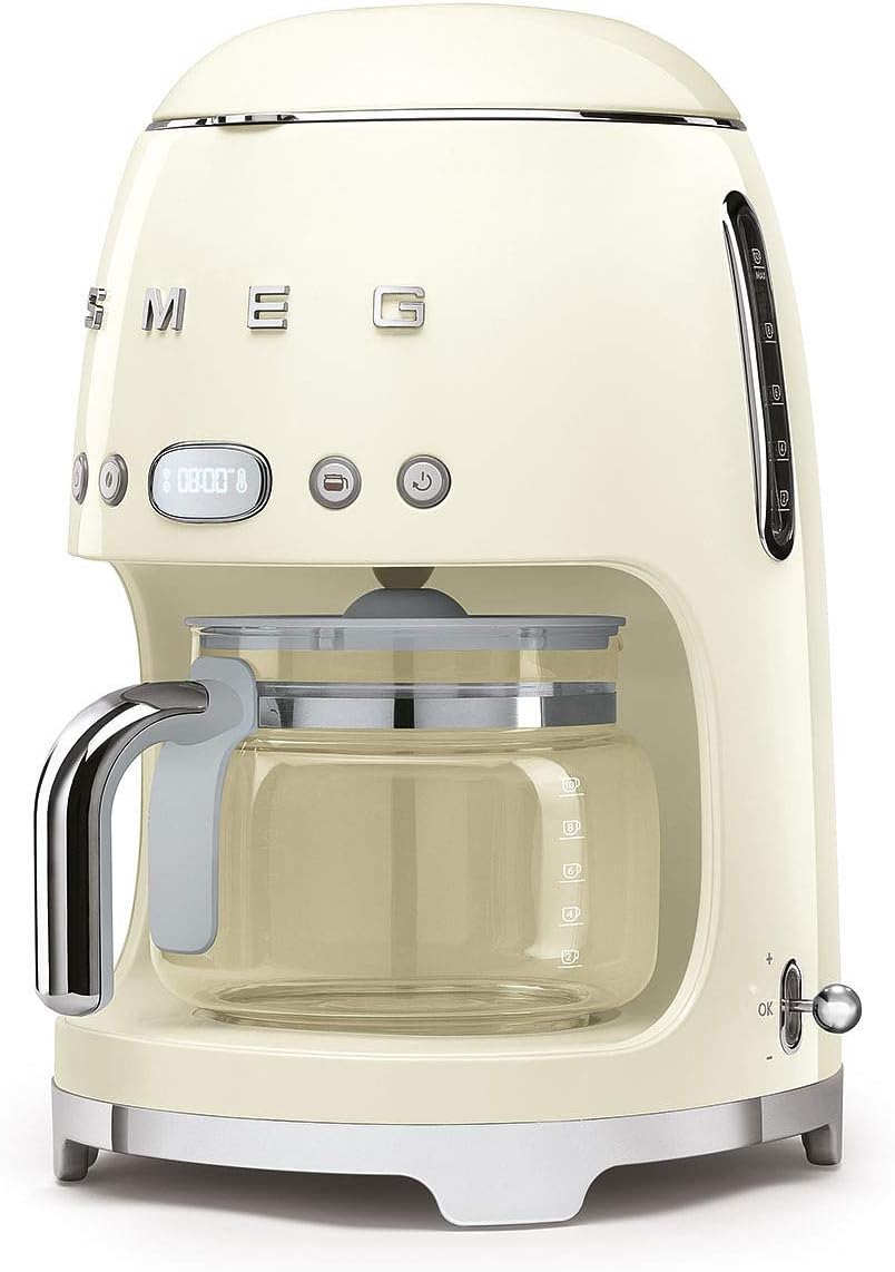Smeg DCF02CRUK Drip filter coffee machine - Cream