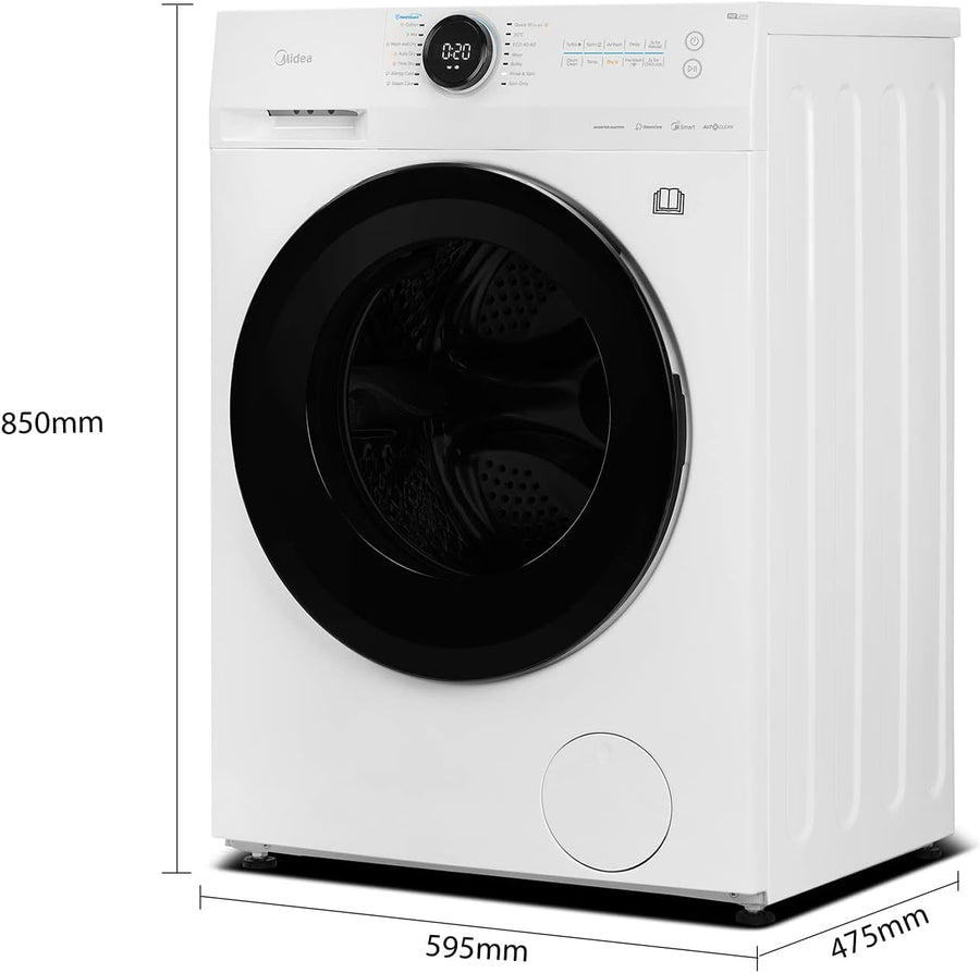 Midea MF20ED80WB 8kg/6kg Washer dryer - White