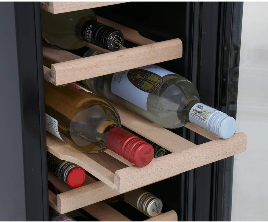 Amica AWC300BL 30cm Freestanding Wine Cooler - Black