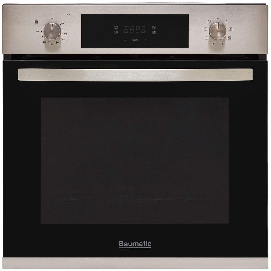 Baumatic BOMTU608X/E Multifunction Fan Oven With Digital Timer - Stainless Steel