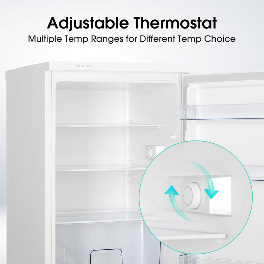Hisense RL170D4BWE Under Counter Larder Fridge - White