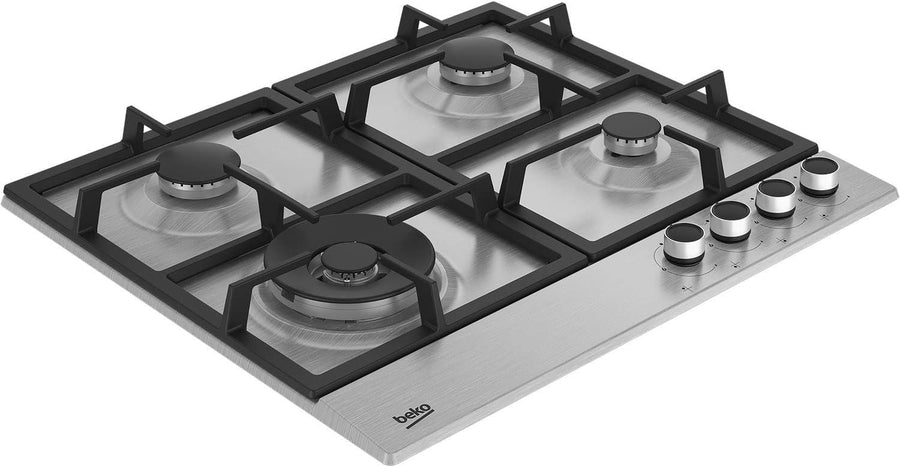 HIAW64225SX 60cm Gas Hob - Stainless steel