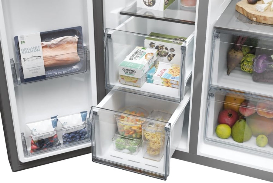 Haier HSW79F18ANMM Series 7 American style fridge freezer - A Rated