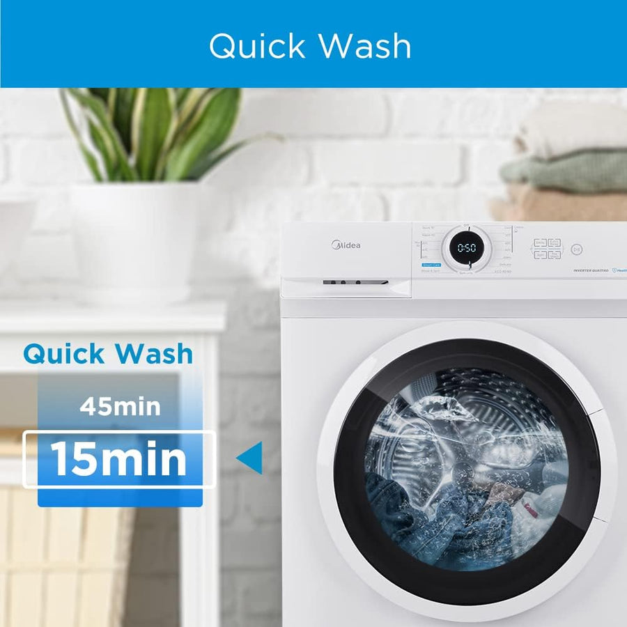 Midea MF10EW80BB 8kg 1400rpm Washing Machine [2-Year Parts & Labour Warranty]
