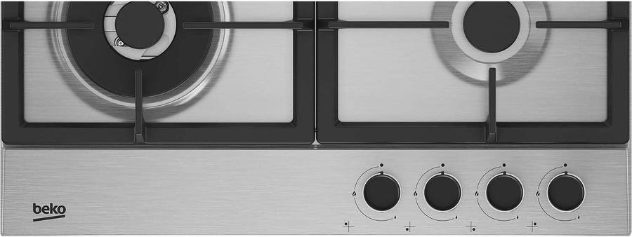 HIAW64225SX 60cm Gas Hob - Stainless steel