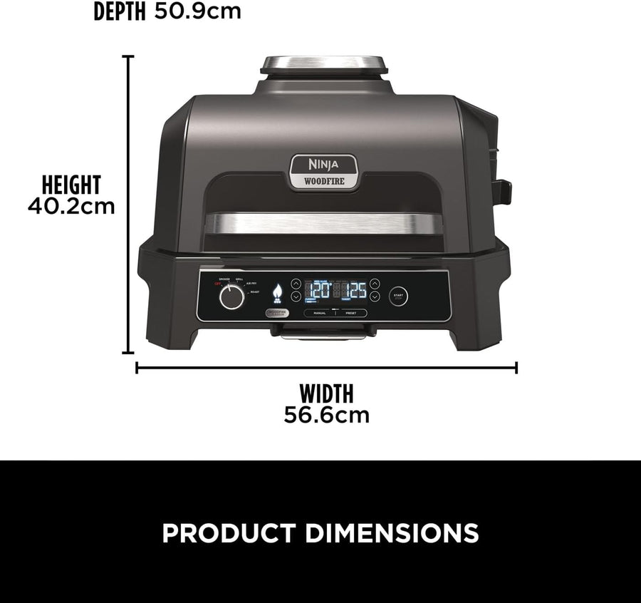 Ninja OG850UK Pro XL Electric BBQ Grill & Smoker