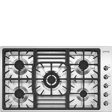 Smeg PGF95-4 90cm Classic Gas hob - Stainless Steel