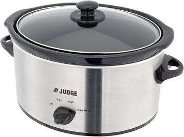 Judge JEA35 Slow Cooker 3.5Litre - Stainless Steel