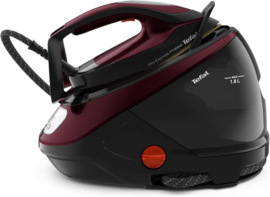 TEFAL Tefal Pro Express Protect GV9230 High Pressure Steam Generator Iron / Black & Burgundy
