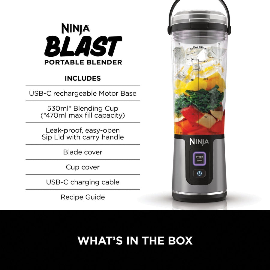 NINJA BC151UKBK Blast Cordless Portable Blender