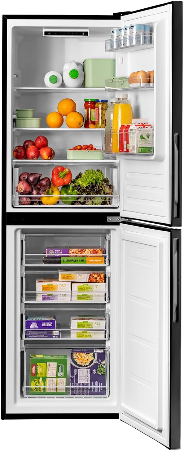 SIA SFF17654BLE 50/50 Fridge freezer - Black