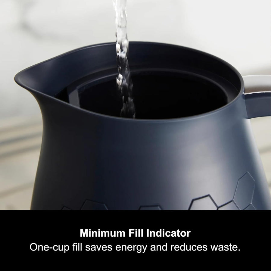 Morph Richards 103021 Cassini Jug Kettle - Blue & Silver