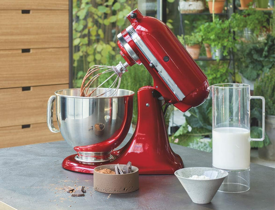 KitchenAid 5KSM175PSBER Artisan 4.8L Stand Mixer - Empire Red [Attachment Cover Missing][Display Model]