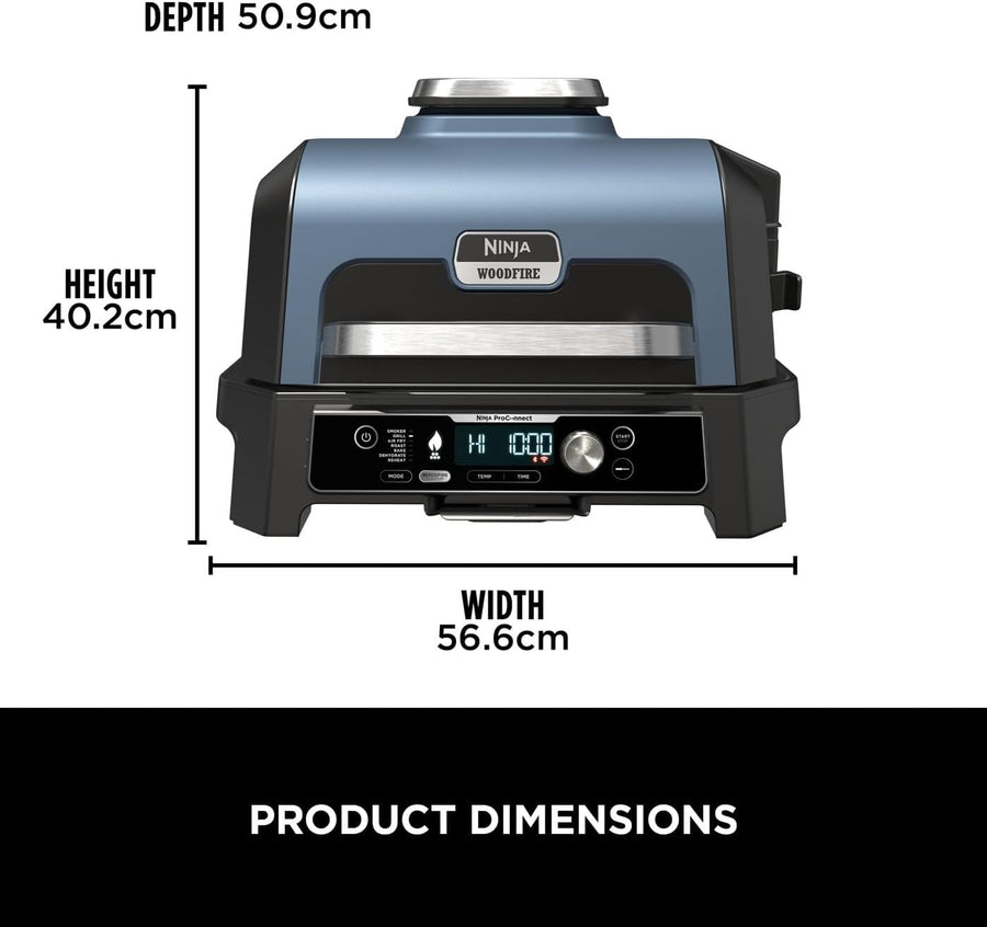 Ninja OG901UK Woodfire Pro Connect XL BBQ Grill & Smoker