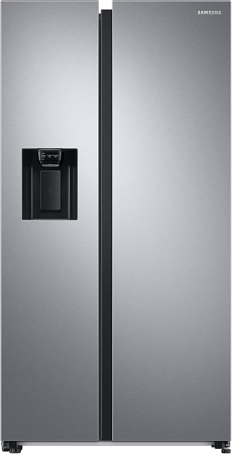 Samsung RS68A884CSL Series 8 Metal Back Plumbed American Fridge Freezer - Silver [Free 5-year parts & labour guarantee]