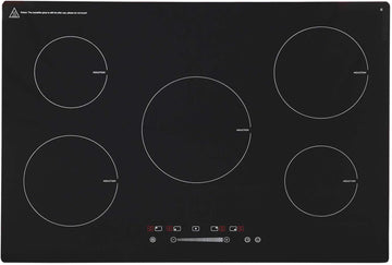 SIA INDH75BL 75cm 5 zone Induction Hob