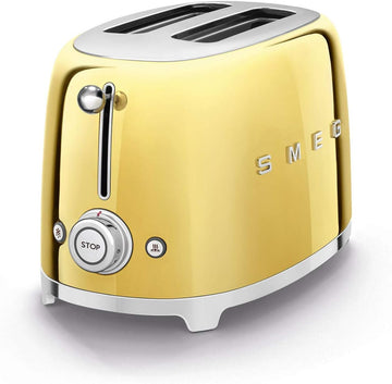 Smeg TSF01GOUK 50's Style Two Slice Toaster - Gold