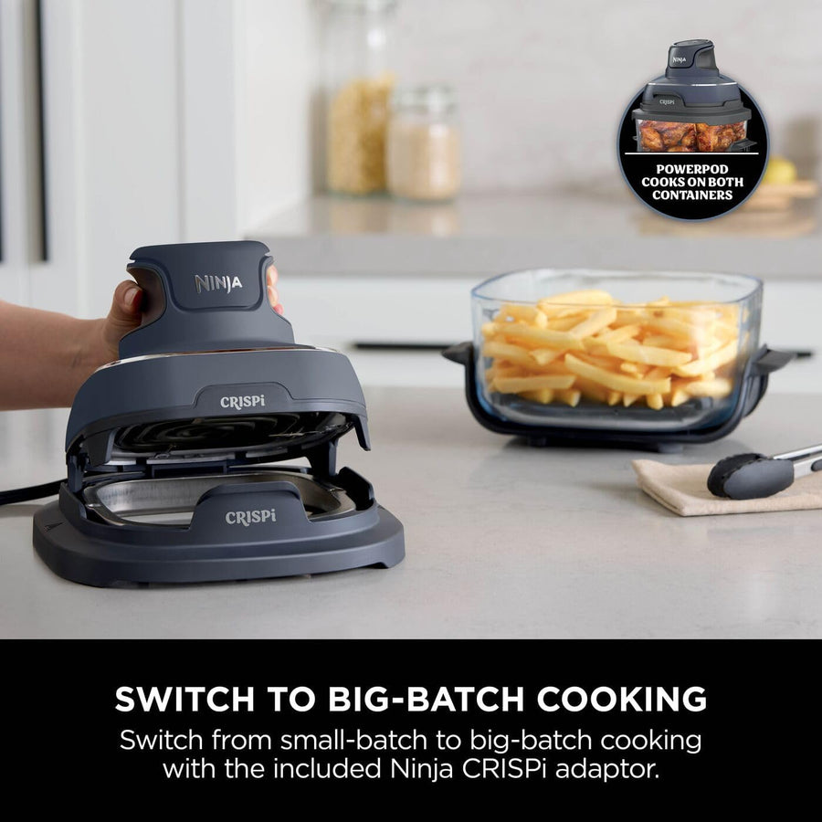 NINJA CRISPi FN101UKGY 4-in-1 Portable Air Fryer - Cyber Space