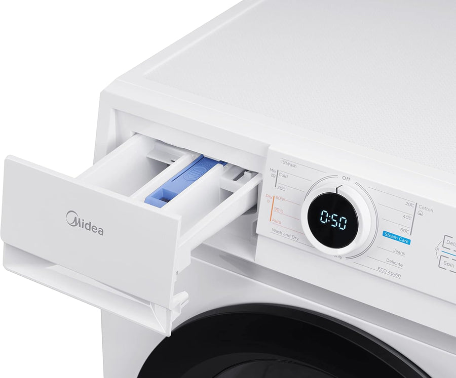 Midea MF10EW80BB 8kg 1400rpm Washing Machine [2-Year Parts & Labour Warranty]