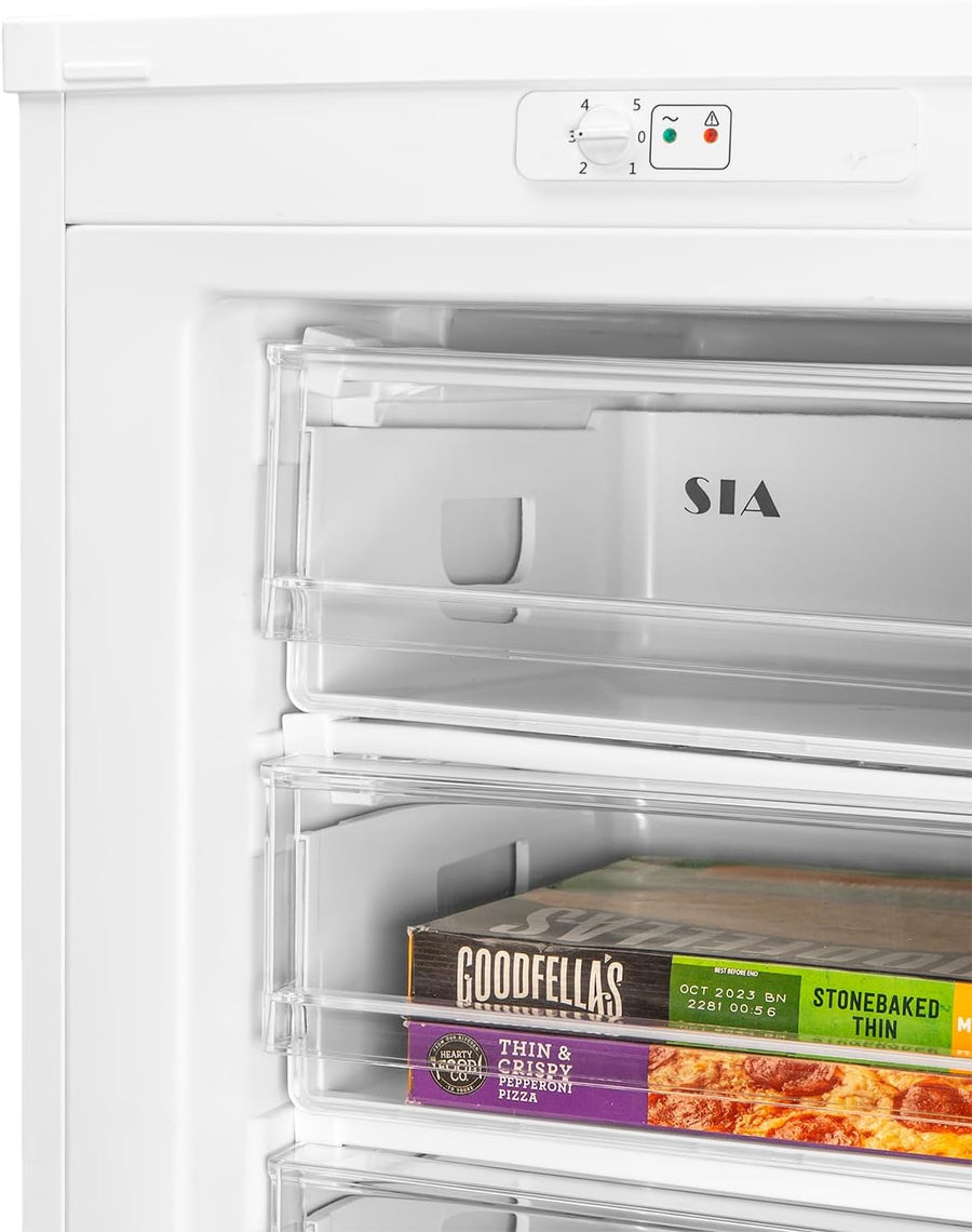 SIA SFZ144WH 144cm Upright Freezer - White