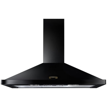 Rangemaster LEIHDC90BB 90cm Cooker Hood - Black