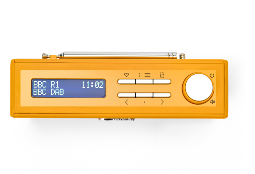 Roberts Rambler Mini Portable DAB/DAB+/FM Bluetooth Radio - Yellow