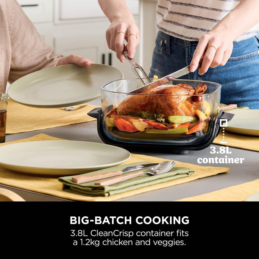 NINJA CRISPi FN101UKGY 4-in-1 Portable Air Fryer - Cyber Space