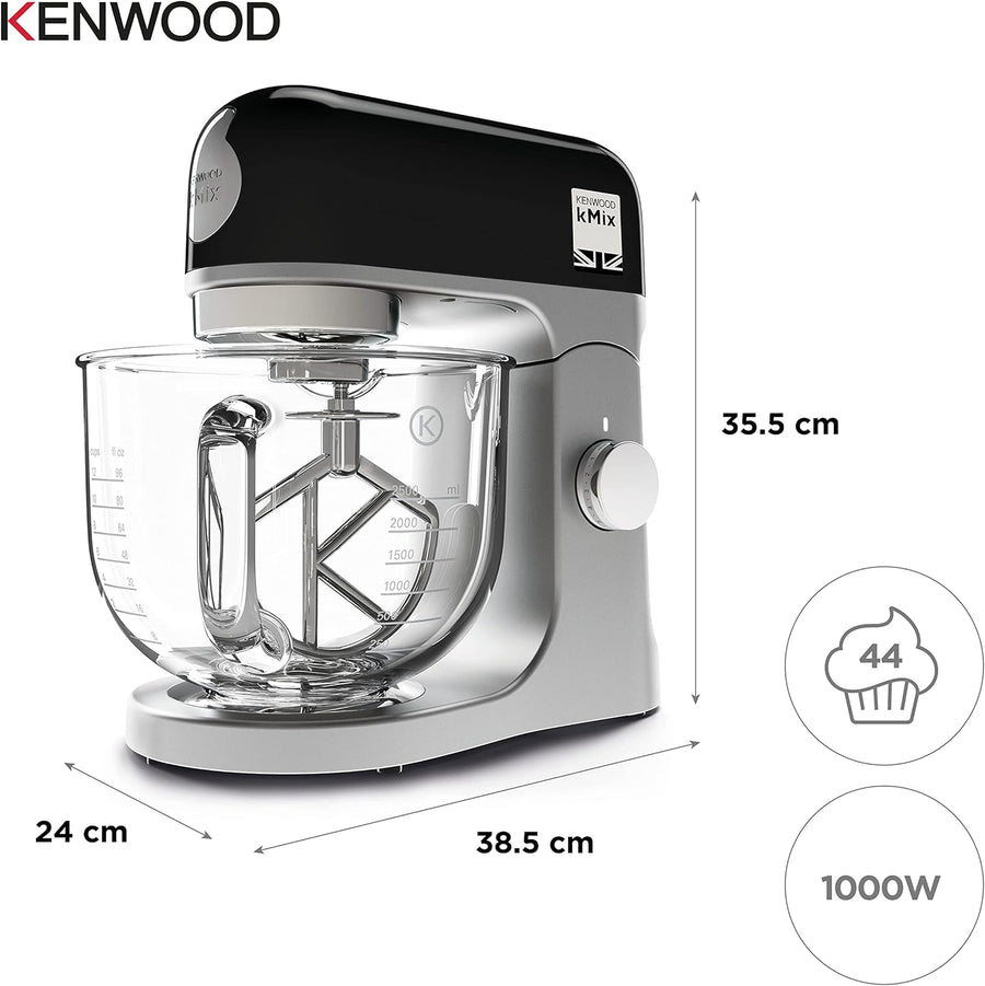 Kenwood KMX754BK 1000W Stand Mixer - Black