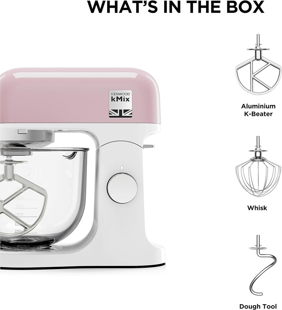 Kenwood KMX754PP 1000W Stand Mixer - Pale Pink