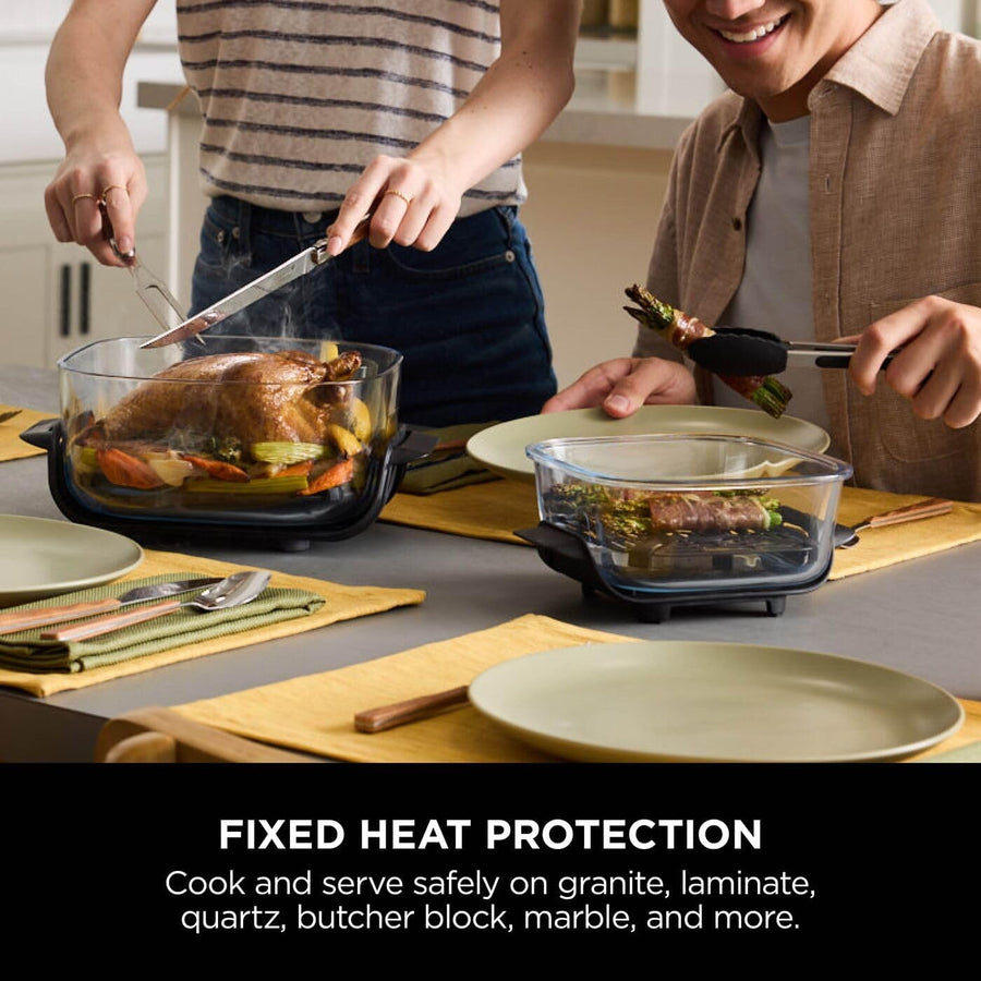 NINJA CRISPi FN101UKGY 4-in-1 Portable Air Fryer - Cyber Space