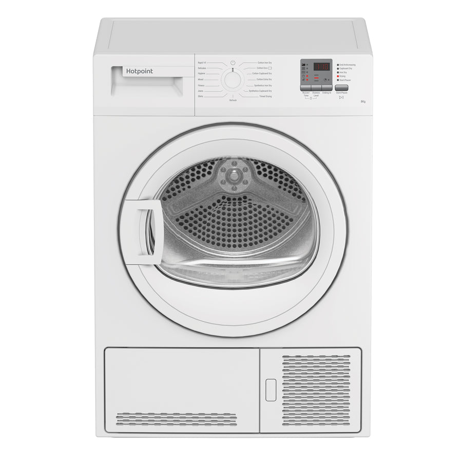 Hotpoint CHDC82WWGDUK 8kg Condenser Tumble Dryer - White