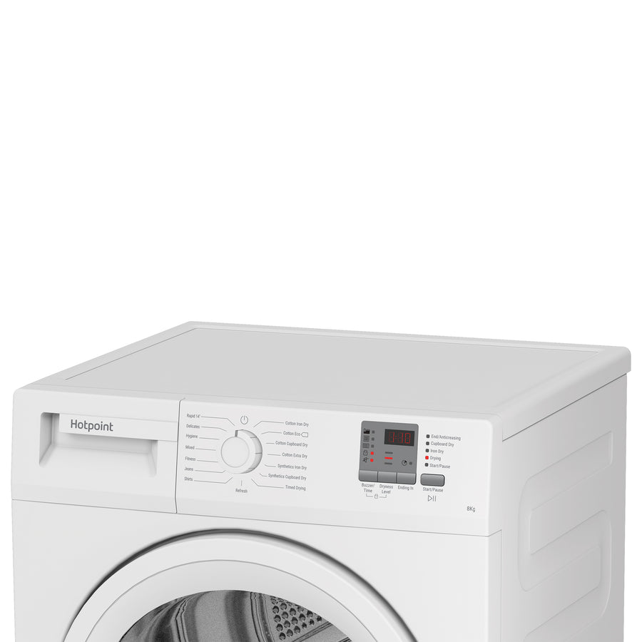 Hotpoint CHDC82WWGDUK 8kg Condenser Tumble Dryer - White