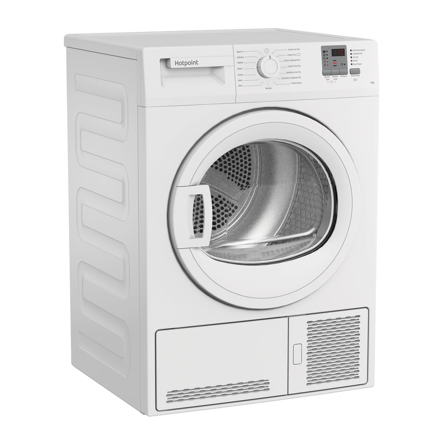 Hotpoint CHDC82WWGDUK 8kg Condenser Tumble Dryer - White