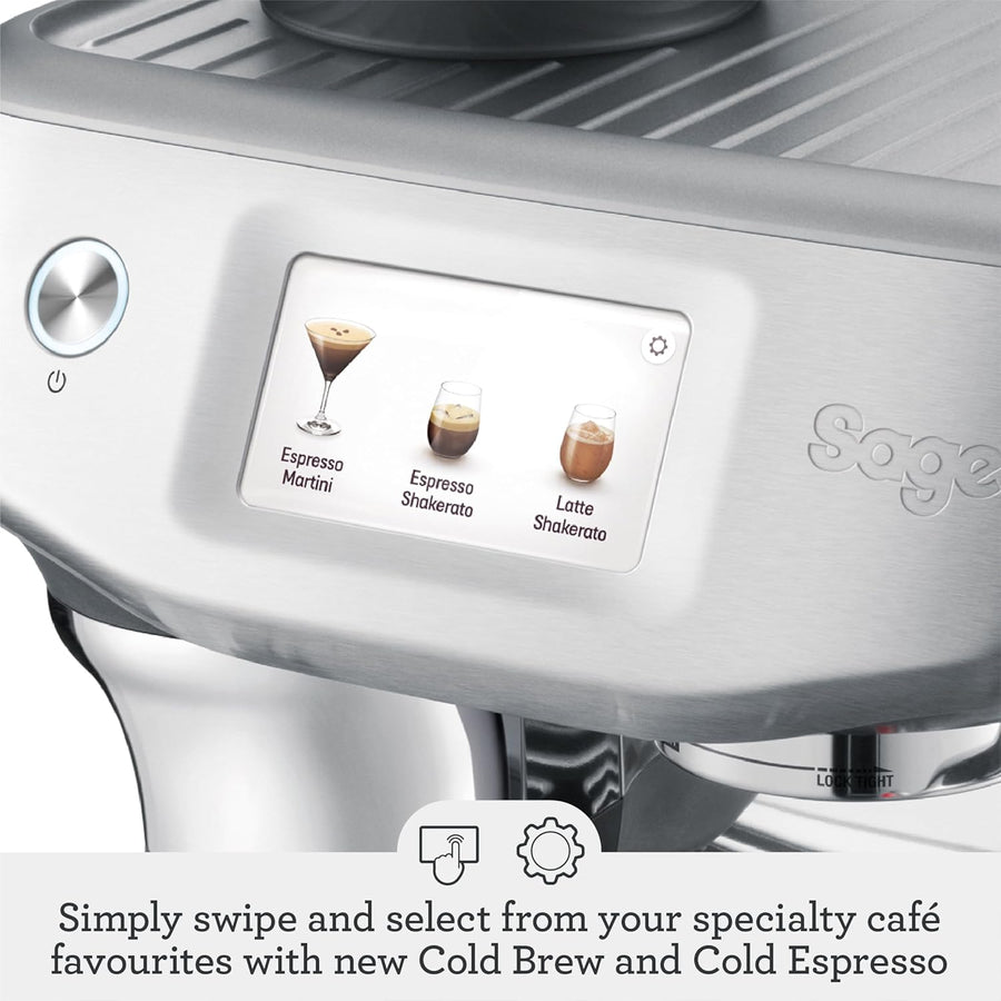 Sage SES882BSS4GUK1 Barista Touch™ Impress with Cold brew - Stainless Steel