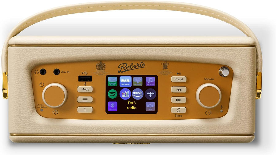 Roberts Revival iStream 3 DAB/DAB Plus FM Wireless Portable Radio - Pastel Cream