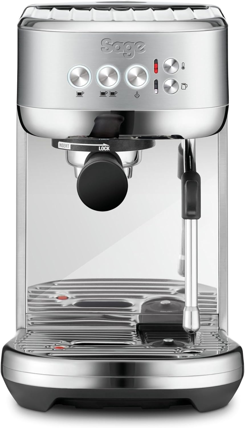 Sage SES500BSS4GUK1 Bambino Plus Espresso Coffee Machine - Stainless steel