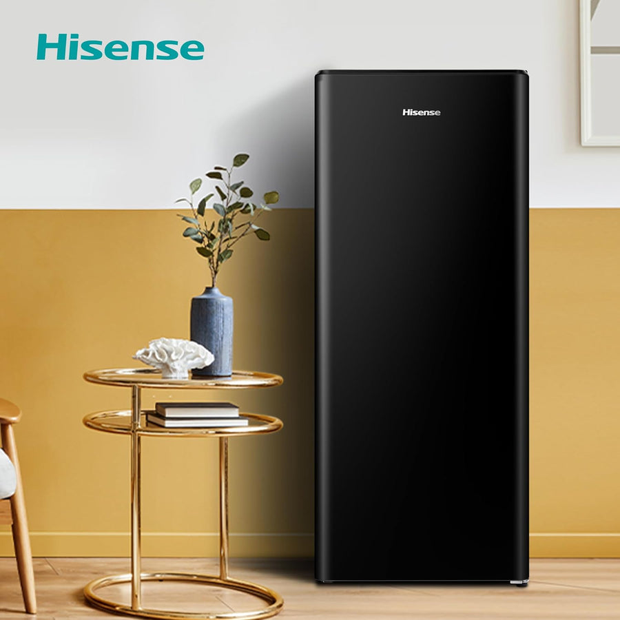 Hisense RR220D4BBE Fridge With Freezer Box - Black