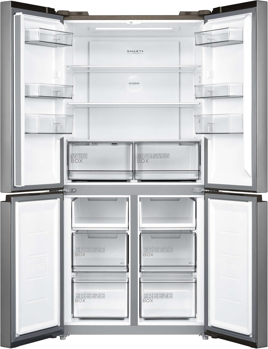 Midea MDRF632FIE46 Multi Door Fridge freezer - Stainless steel