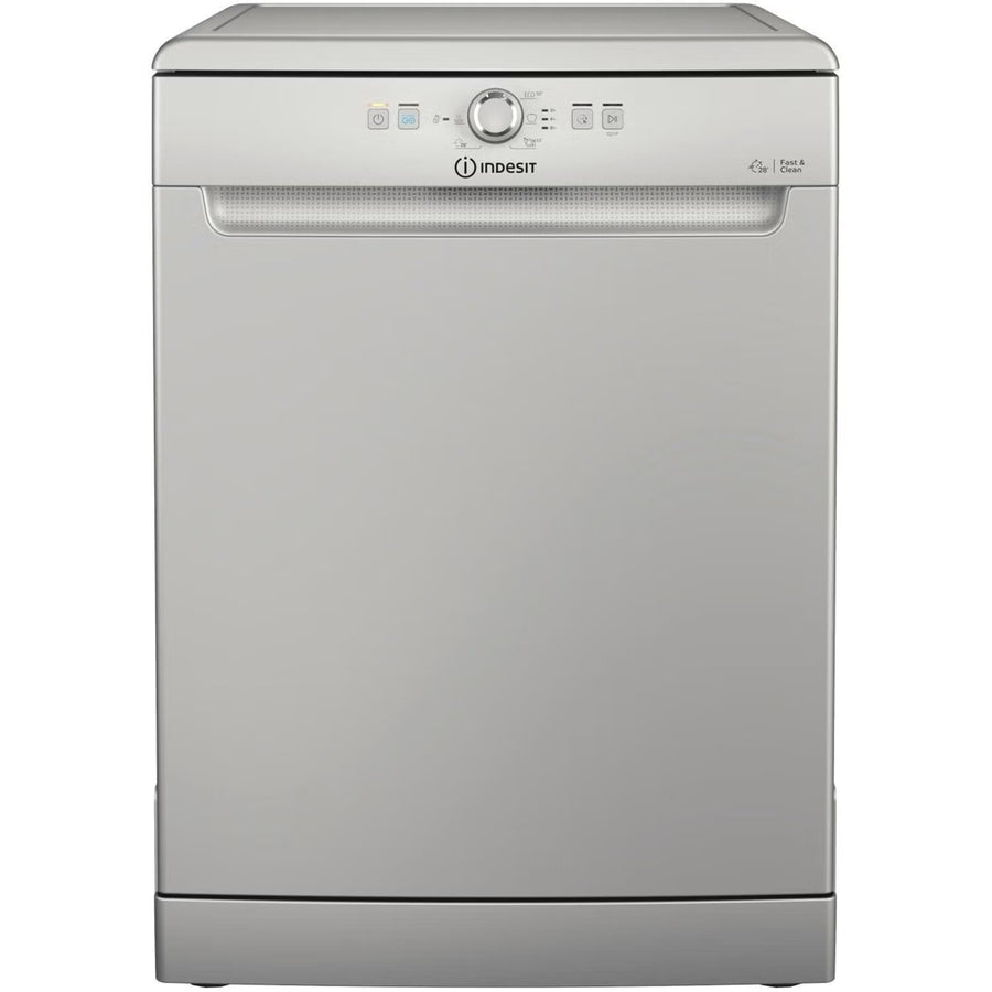 Indesit D2FHK26SUK Fast&Clean 14 place setting dishwasher - Silver