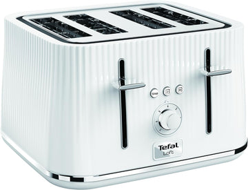 TEFAL Loft TT60140 4-Slice Toaster - Pure White