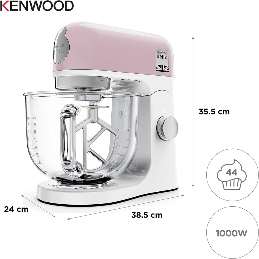 Kenwood KMX754PP 1000W Stand Mixer - Pale Pink