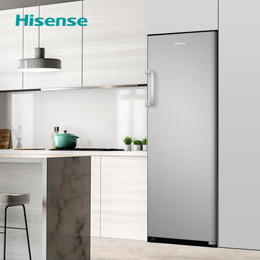 Hisense RL415N4ACE Tall Frost Free Larder Fridge - Grey