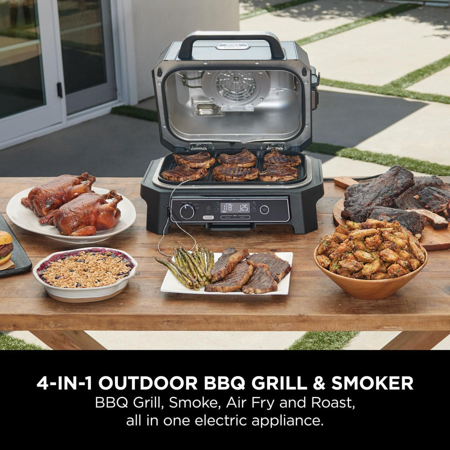 Ninja OG850UK Pro XL Electric BBQ Grill & Smoker