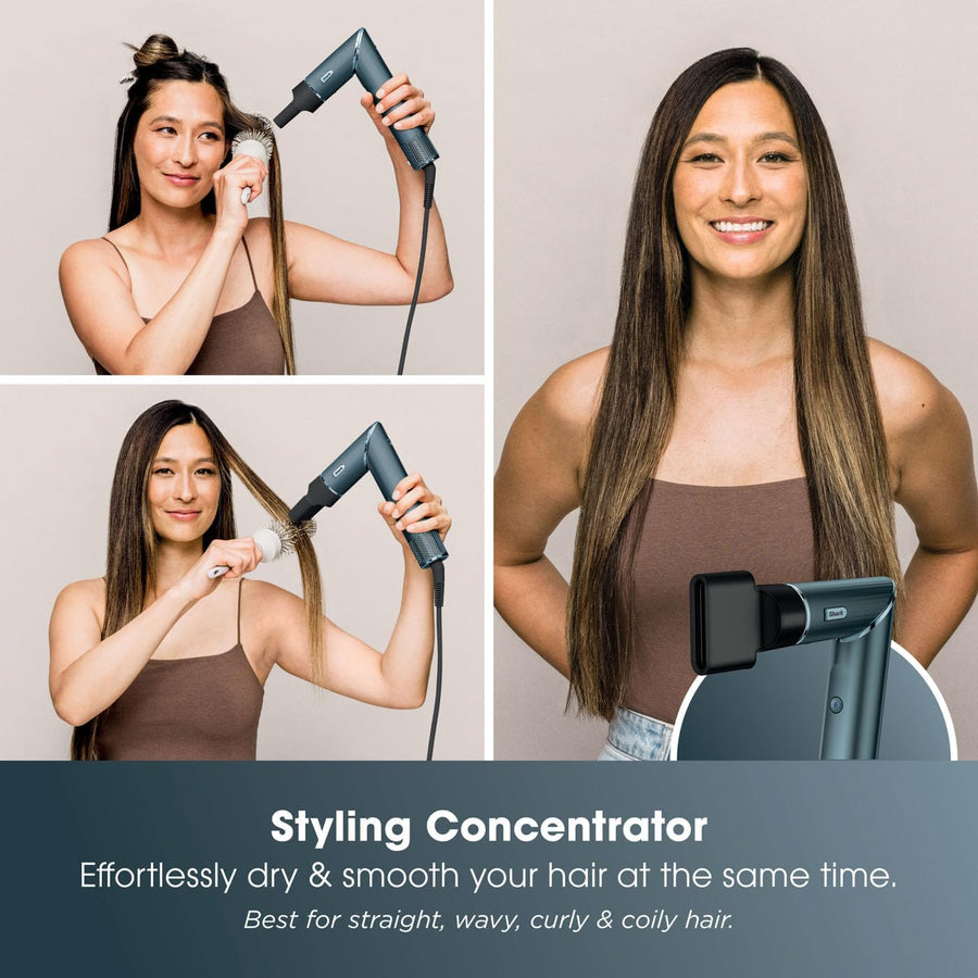 Shark HD450TLUK FlexStyle 5-in-1 Air Styler & Hair Dryer with Storage Bag - Teal
