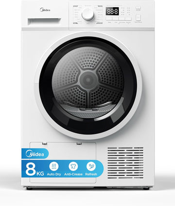 Midea MDG09EH80/1 8kg Heat pump tumble dryer - White