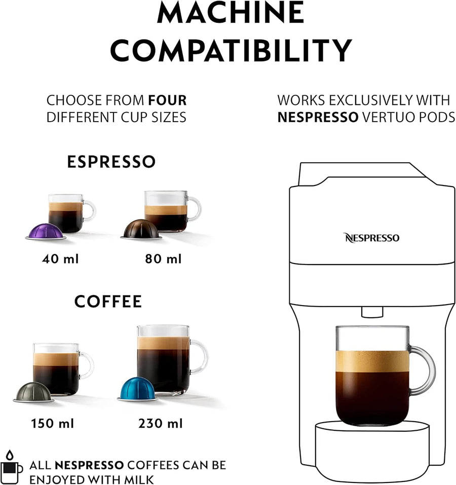 Krups XN920140 Nespresso Vertuo Pop Coffee Machine